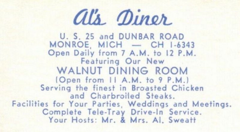 Denas Family Restaurant (Als Diner) - Als Diner Postcard (newer photo)